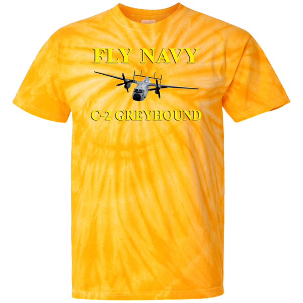 Fly Navy C-2 3 Cotton Tie Dye T-Shirt