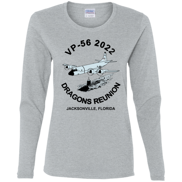 VP-56 2022 3 Ladies' Cotton LS T-Shirt