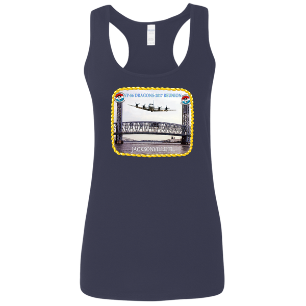 VP-56 2017 Reunion 1 Ladies' Softstyle Racerback Tank