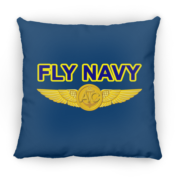 Fly Navy Aircrew Pillow - Square - 16x16