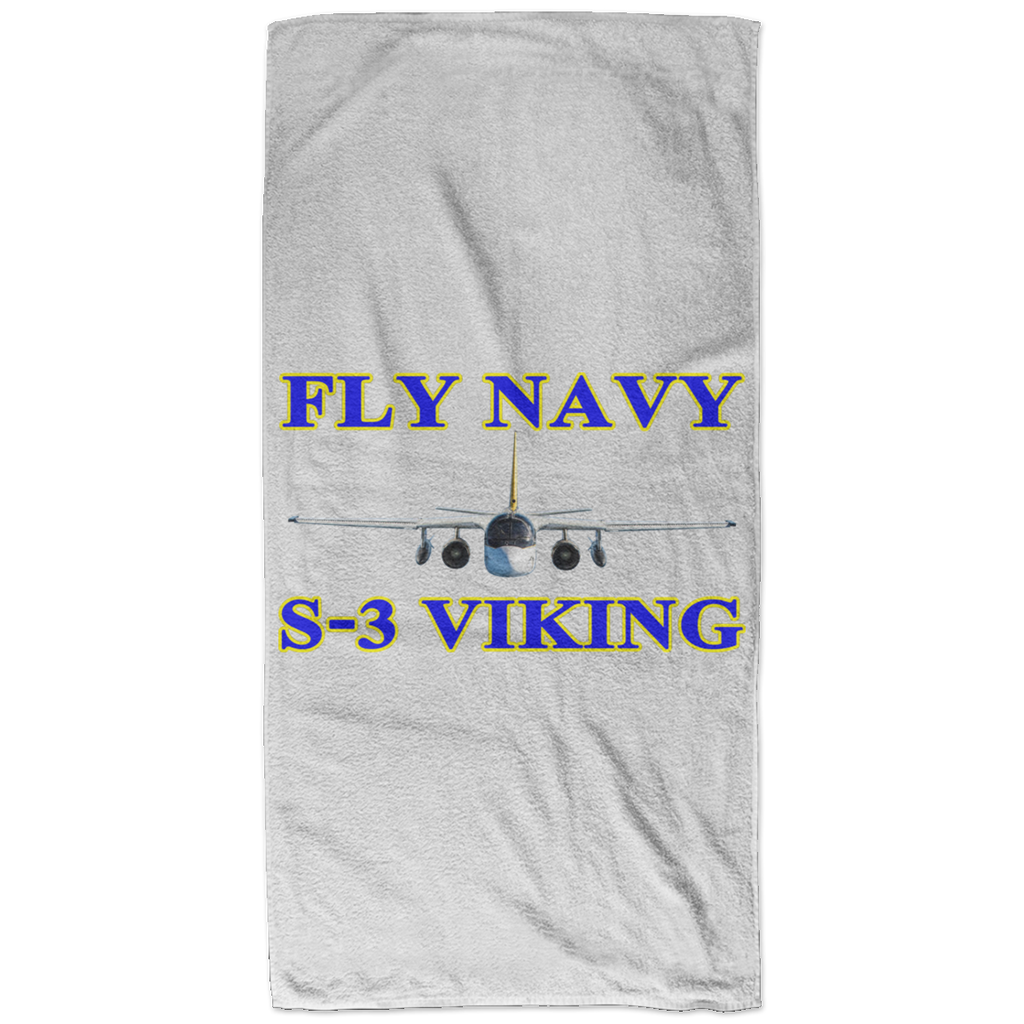 Fly Navy S-3 1 Bath Towel - 32x64