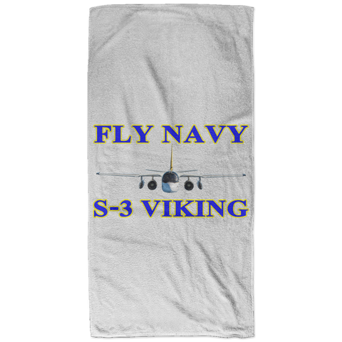 Fly Navy S-3 1 Bath Towel - 32x64