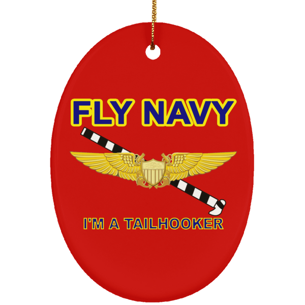 Fly Navy Tailhooker 3 Ornament - Oval