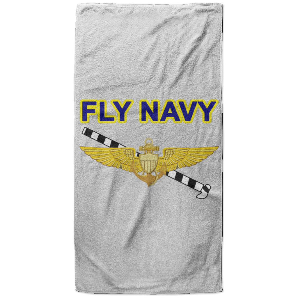 Fly Navy Tailhook Beach Towel - 37x74