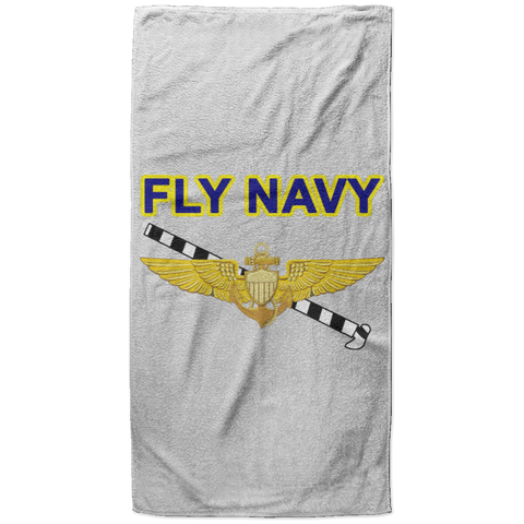 Fly Navy Tailhook Beach Towel - 37x74