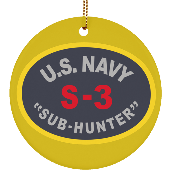 S-3 Sub Hunter Ornament - Circle
