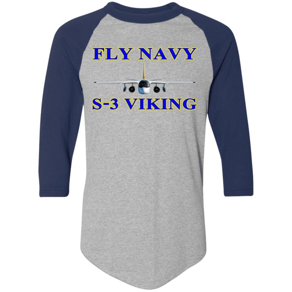 Fly Navy S-3 1 Colorblock Raglan Jersey