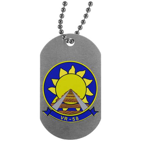 VR 58 2 Silver Dog Tag