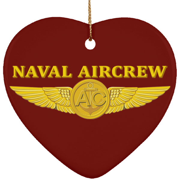 Aircrew 3 Ornament - Heart