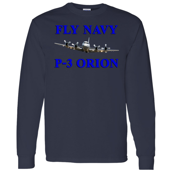 Fly Navy P-3 1 LS Ultra Cotton T-Shirt