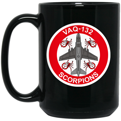 VAQ 132 8 Black Mug - 15oz