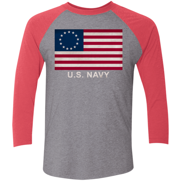 Betsy Ross USN 2 Baseball Raglan T-Shirt