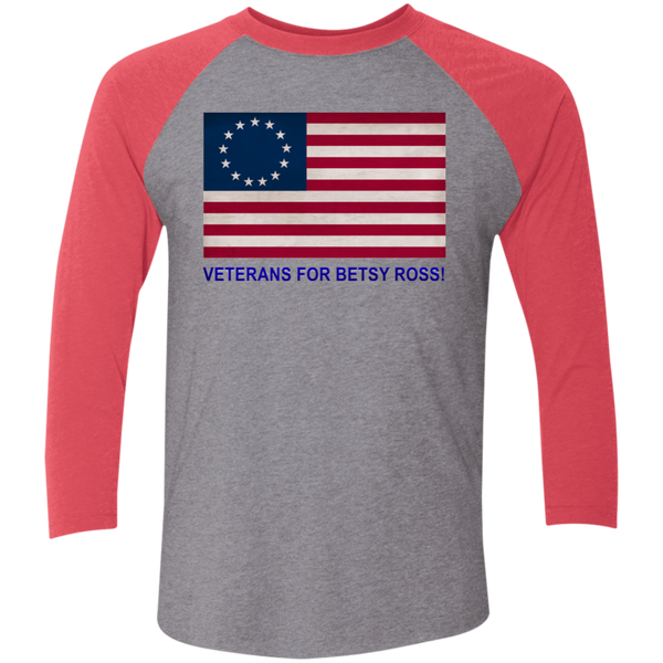 Betsy Ross Vets 1 Baseball Raglan T-Shirt