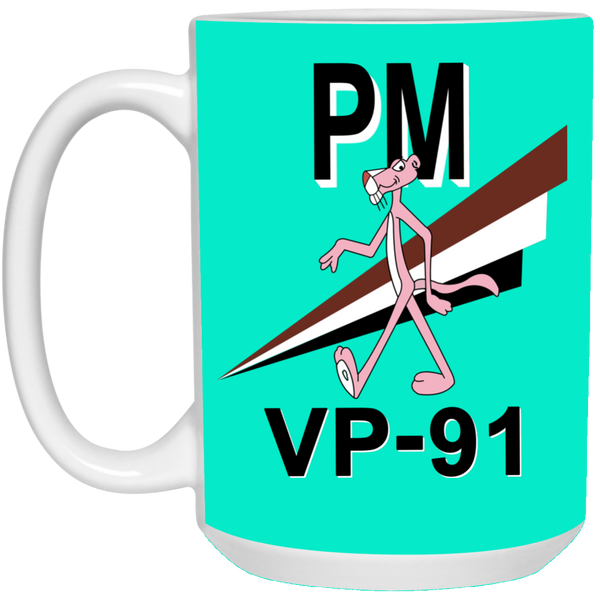 VP 91 3 White Mug - 15oz