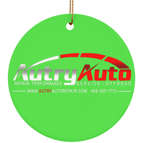 Autry Auto Ornament - Circle
