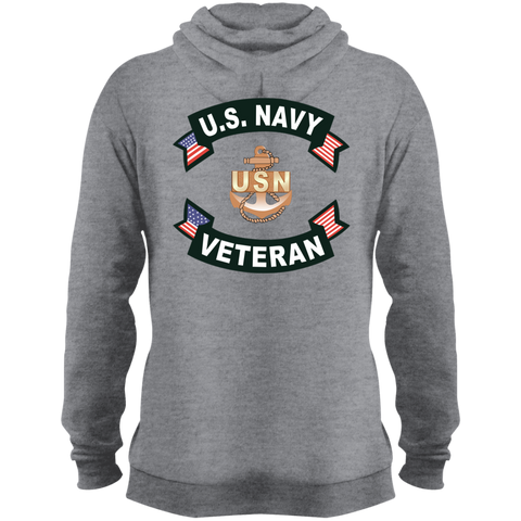 Navy Veteran 1b Core Fleece Pullover Hoodie