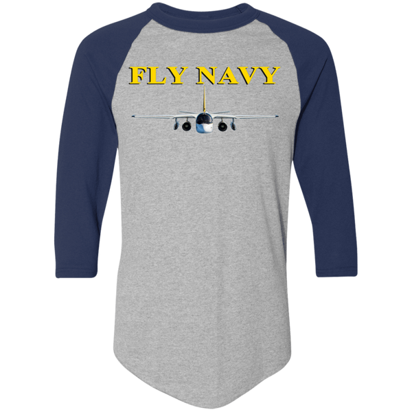 Fly Navy S-3 4 Colorblock Raglan Jersey