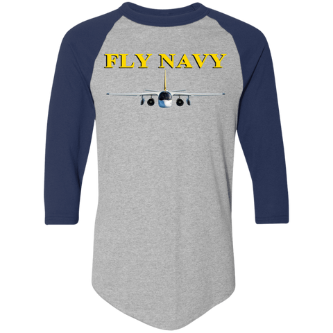 Fly Navy S-3 4 Colorblock Raglan Jersey