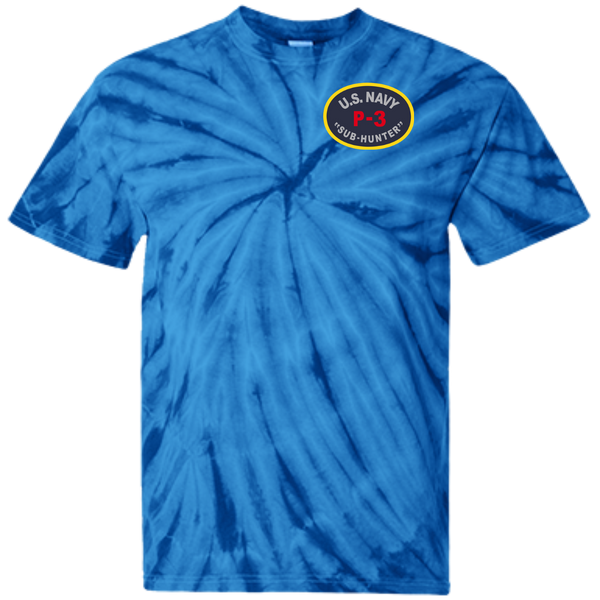 P-3 Sub Hunter 1 Customized 100% Cotton Tie Dye T-Shirt