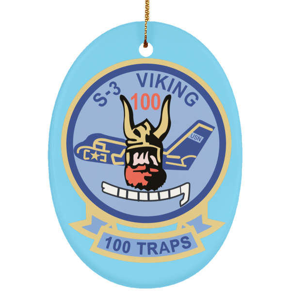 S-3 Viking 3 Ornament - Oval