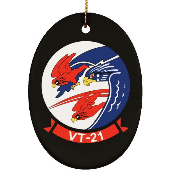 VT 21 3 Ornament Ceramic - Oval