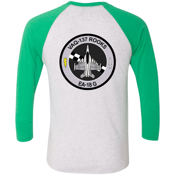 VAQ 137 5c Baseball Raglan T-Shirt