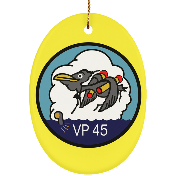 VP 45 1 Ornament Ceramic - Oval