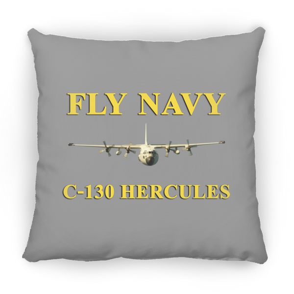 Fly Navy C-130 3 Pillow - Square - 18x18