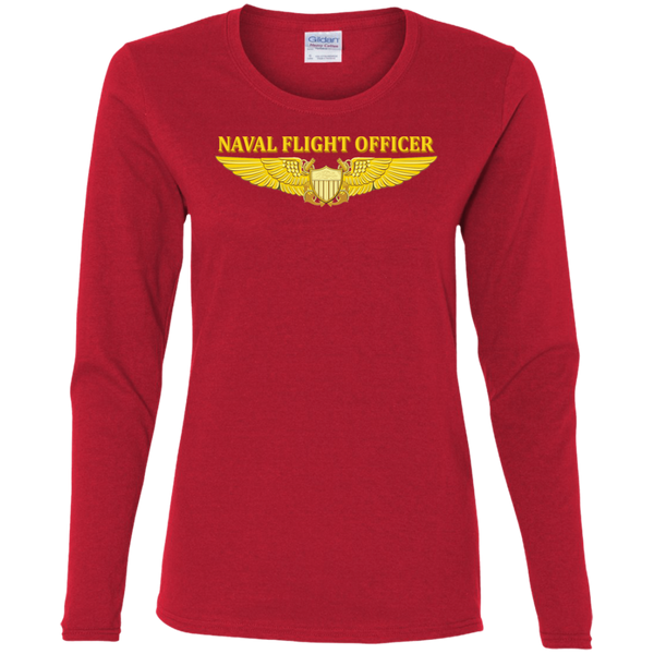 P-3C 1 NFO Ladies' Cotton LS T-Shirt