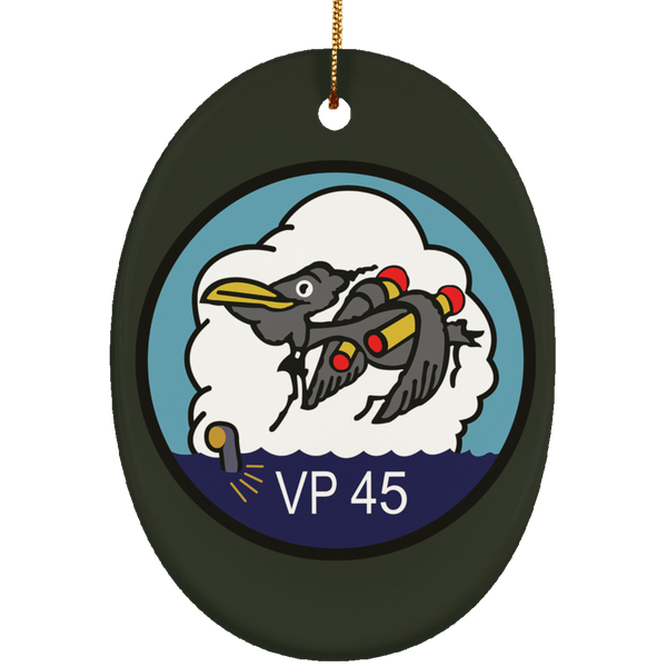 VP 45 1 Ornament Ceramic - Oval