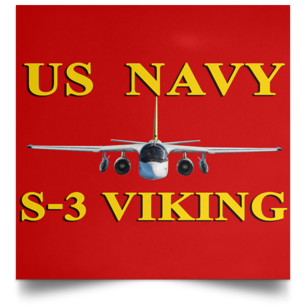 US Navy S-3 3 Poster - Square