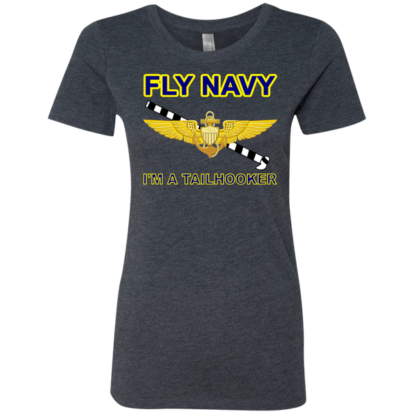 Fly Navy Tailhooker Ladies' Triblend T-Shirt