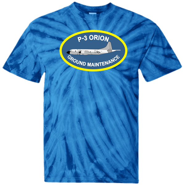 P-3 Orion 4 Ground Maint Cotton Tie Dye T-Shirt