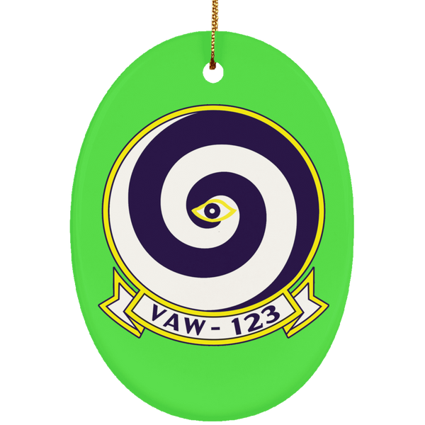 VAW 123 Ornament Ceramic - Oval