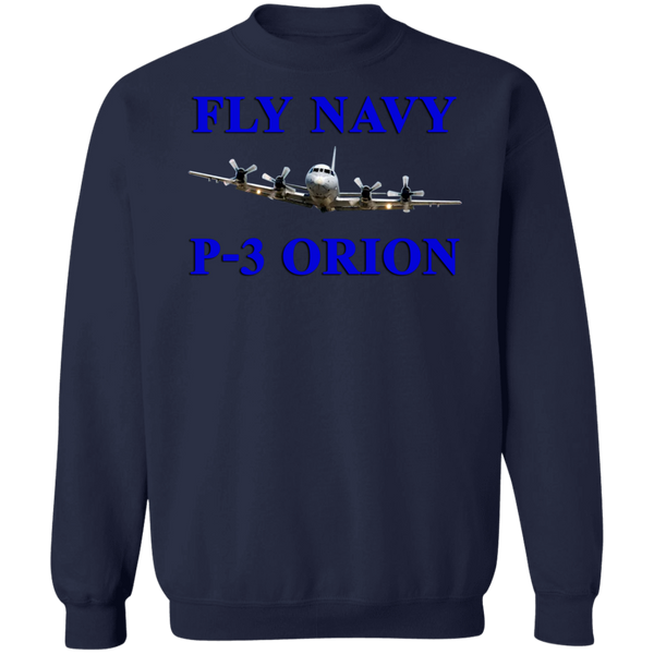 Fly Navy P-3 1 Crewneck Pullover Sweatshirt