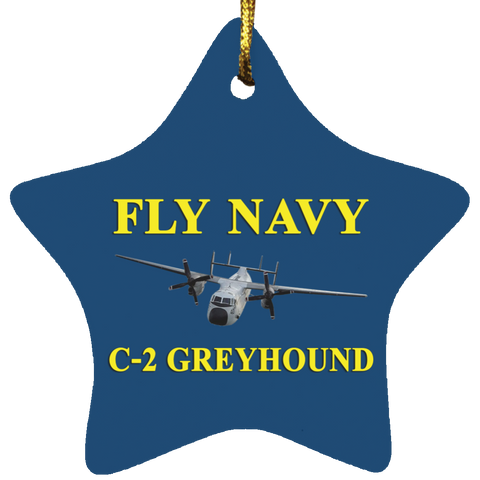 Fly Navy C-2 3 Ornament - Star