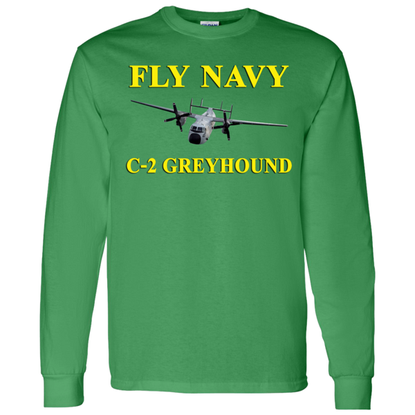 Fly Navy C-2 3 LS Ultra Cotton T-Shirt