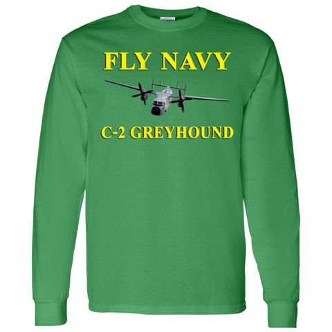 Fly Navy C-2 3 LS Ultra Cotton T-Shirt