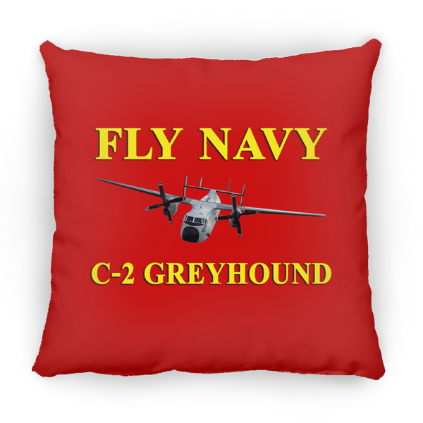 Fly Navy C-2 3 Pillow - Square - 14x14