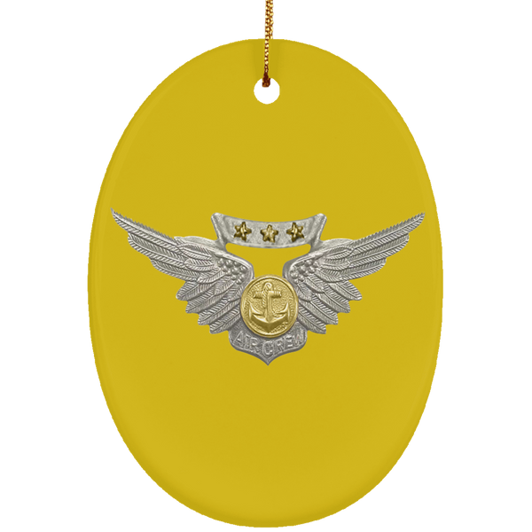 Combat Air 1 Ornament - Oval