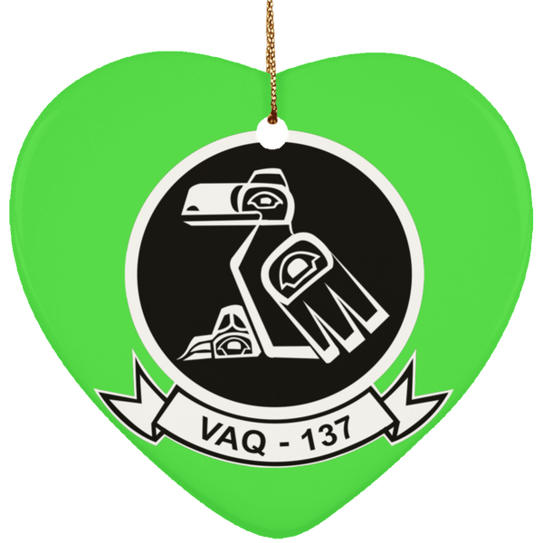 VAQ 137 3 Ornament Ceramic - Heart