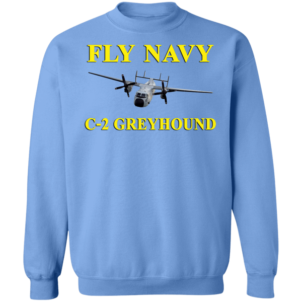 Fly Navy C-2 3 Crewneck Pullover Sweatshirt