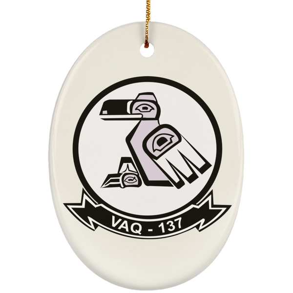 VAQ 137 1 Ornament Ceramic - Oval