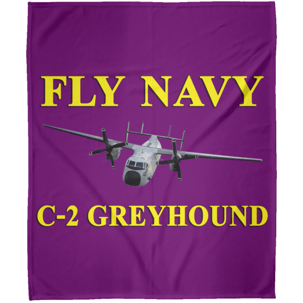 Fly Navy C-2 3 Blanket - Arctic Fleece Blanket 50x60