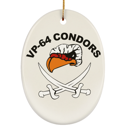 VP 64 4 Ornament Ceramic - Oval