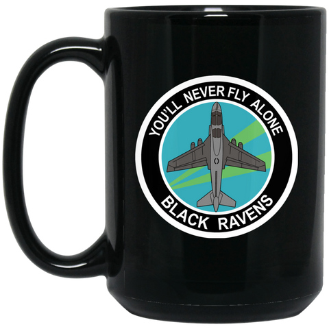 VAQ 135 3 Black Mug - 15oz