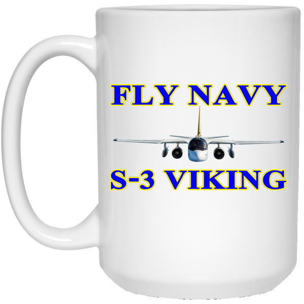 Fly Navy S-3 1 Mug - 15oz