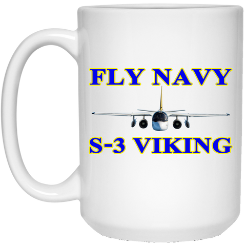 Fly Navy S-3 1 Mug - 15oz