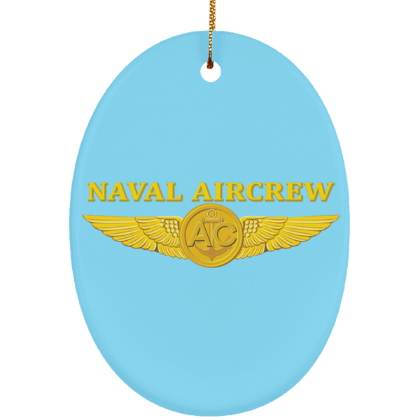 Aircrew 3 Ornament - Oval