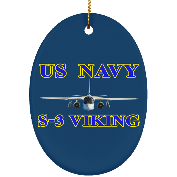 US Navy S-3 1 Ornament - Oval